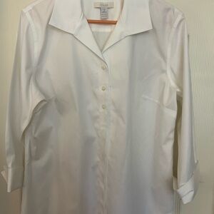 Chicos white 3/4 sleeve blouse